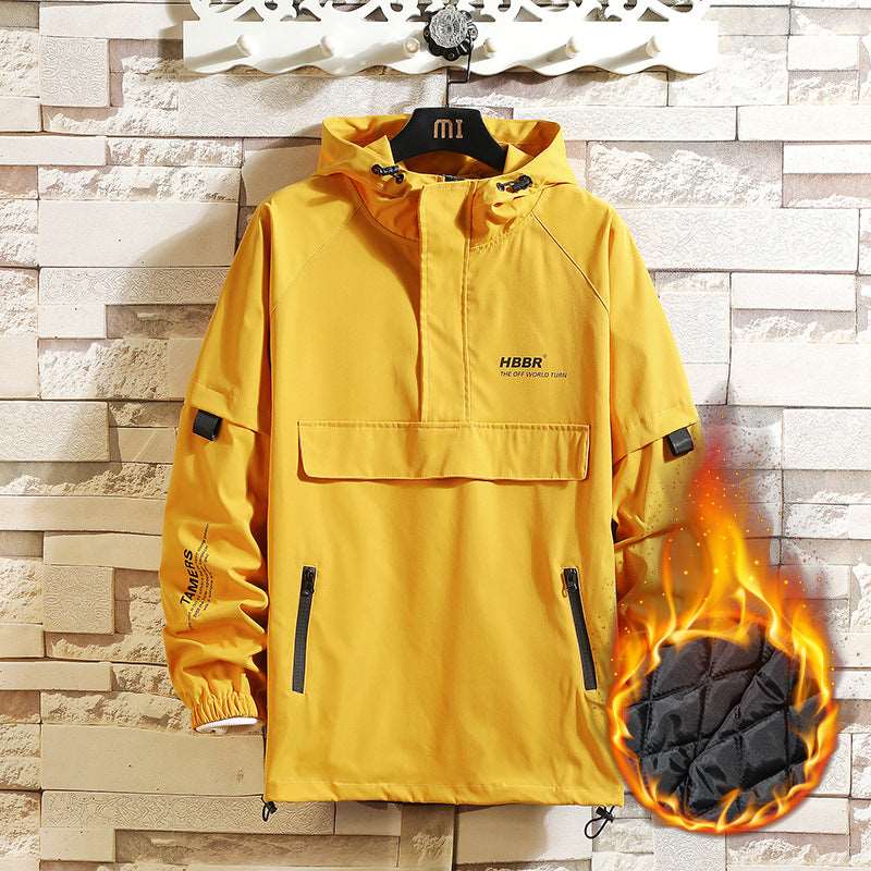 Men's Cotton Shell Pullover Jacket - ChoreGirl