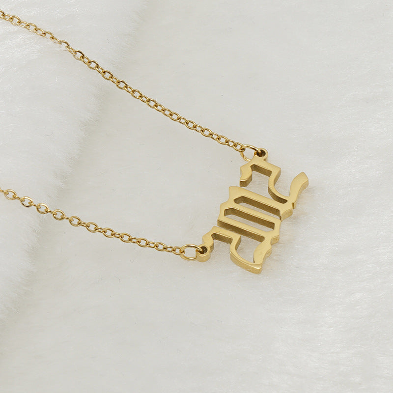 Unisex 18K Stainless Steel 1990-2022 Year Necklace - ChoreGirl