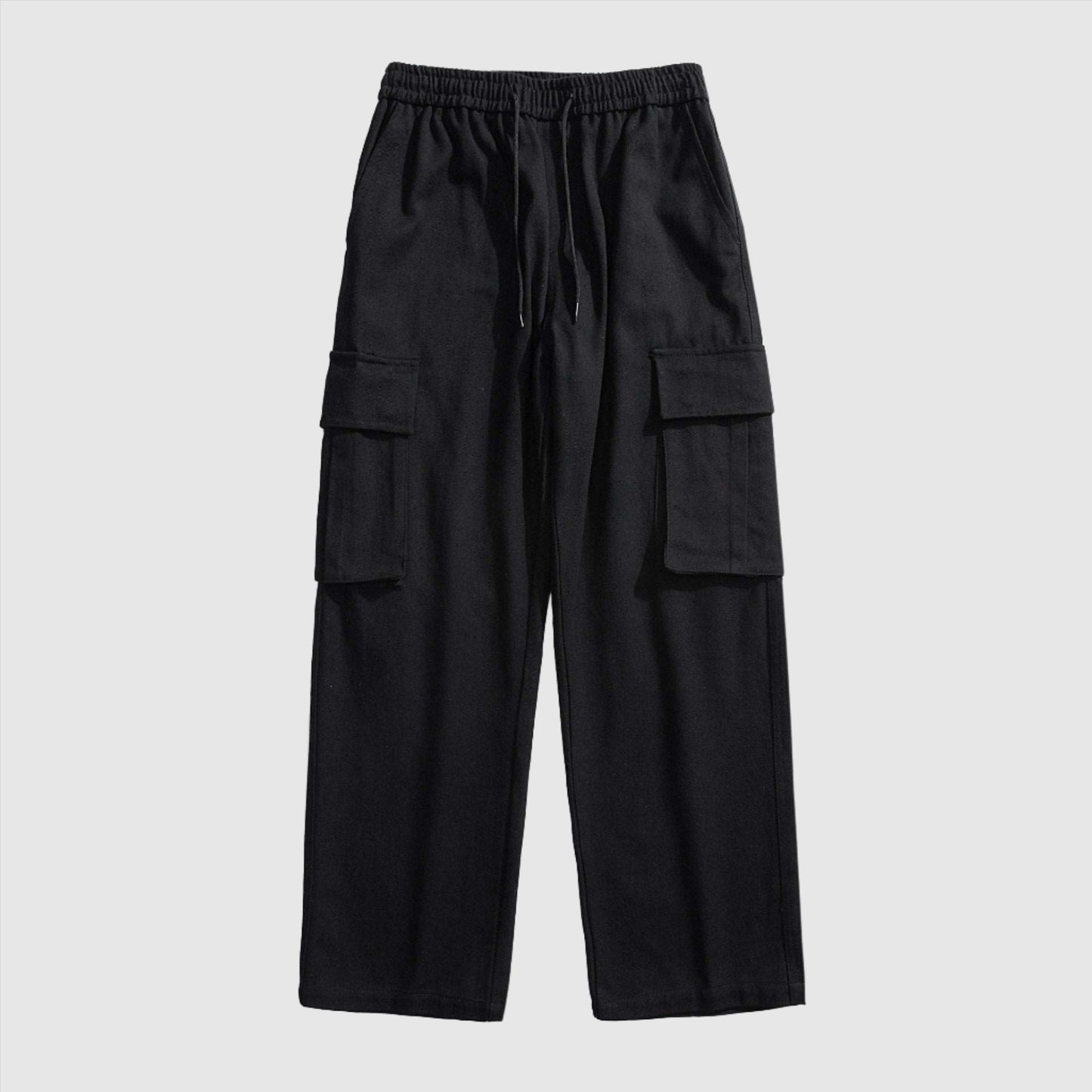 Men's Retro Straight Wide Leg Cargo Pants - ChoreGirl