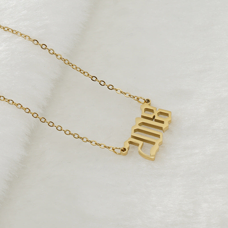 Unisex 18K Stainless Steel 1990-2022 Year Necklace - ChoreGirl