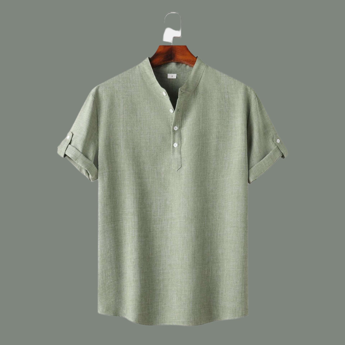 Men's Solid Color Short Sleeve Shirt - ChoreGirl