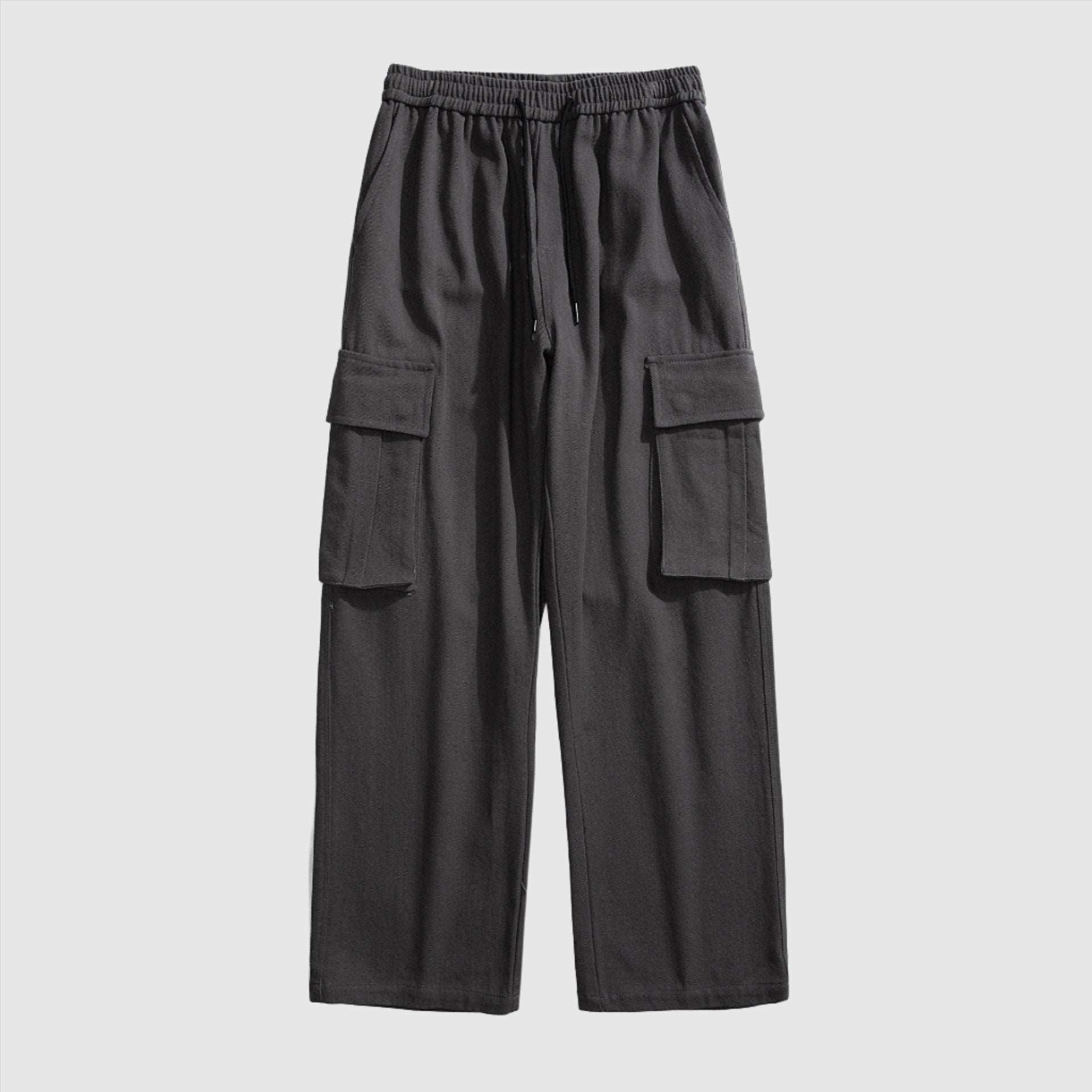 Men's Retro Straight Wide Leg Cargo Pants - ChoreGirl