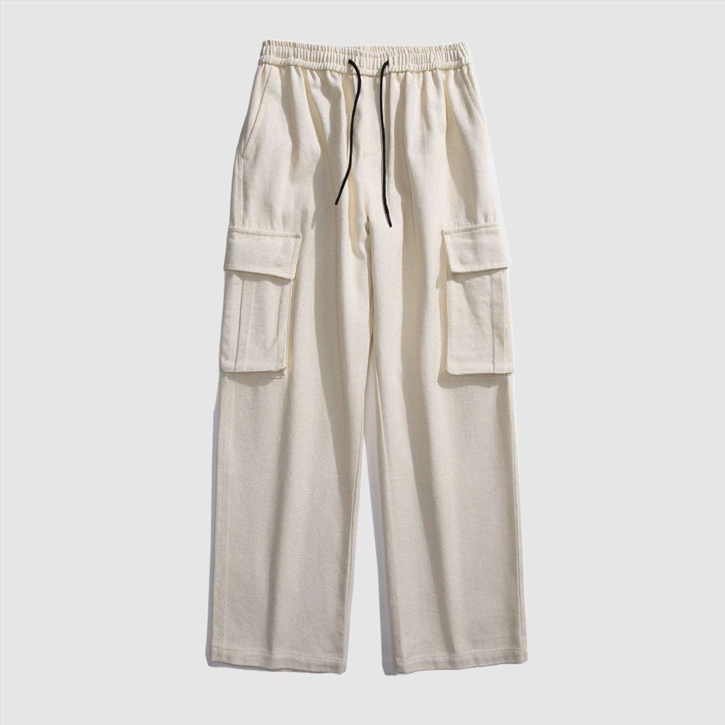 Men's Retro Straight Wide Leg Cargo Pants - ChoreGirl