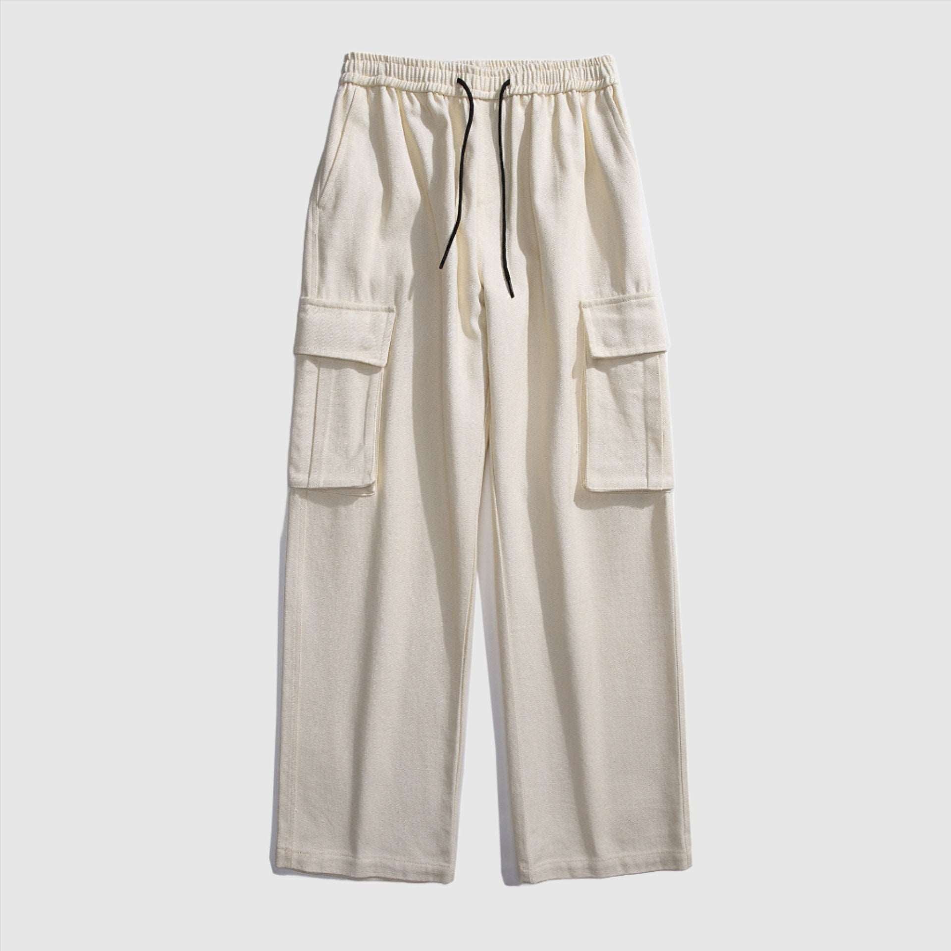 Men's Retro Straight Wide Leg Cargo Pants - ChoreGirl