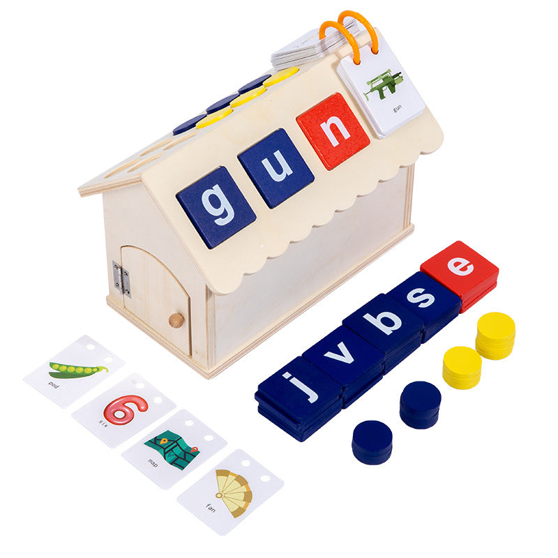 Kids Word Fight Building Blocks Parent-child Interactive Game - ChoreGirl