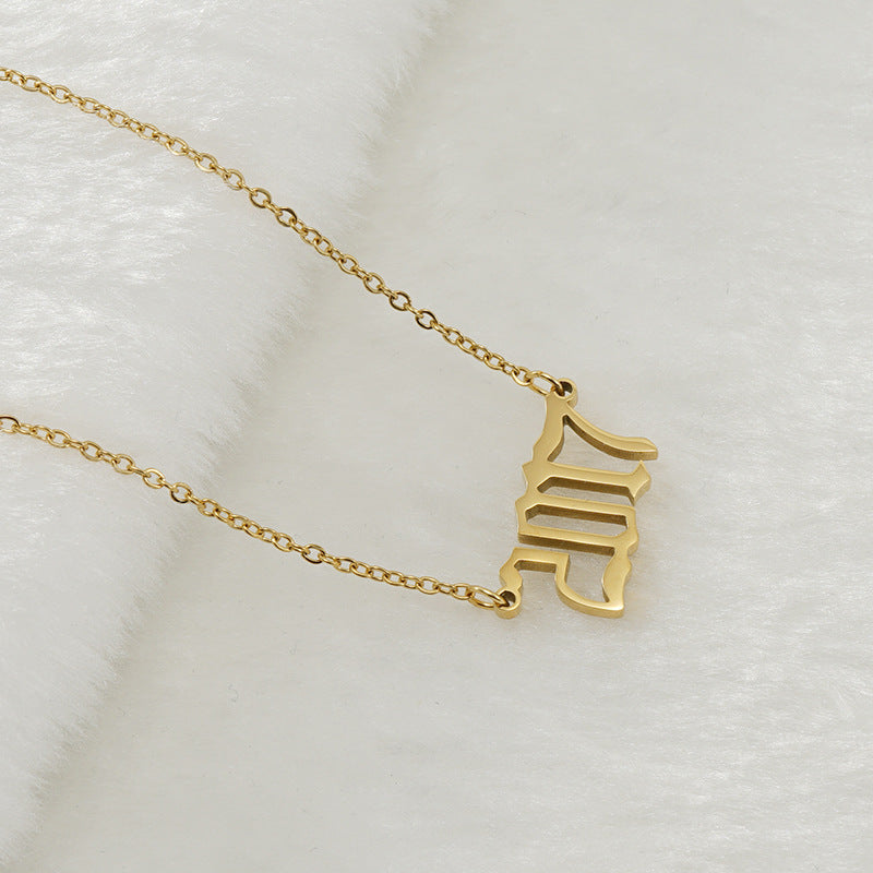 Unisex 18K Stainless Steel 1990-2022 Year Necklace - ChoreGirl