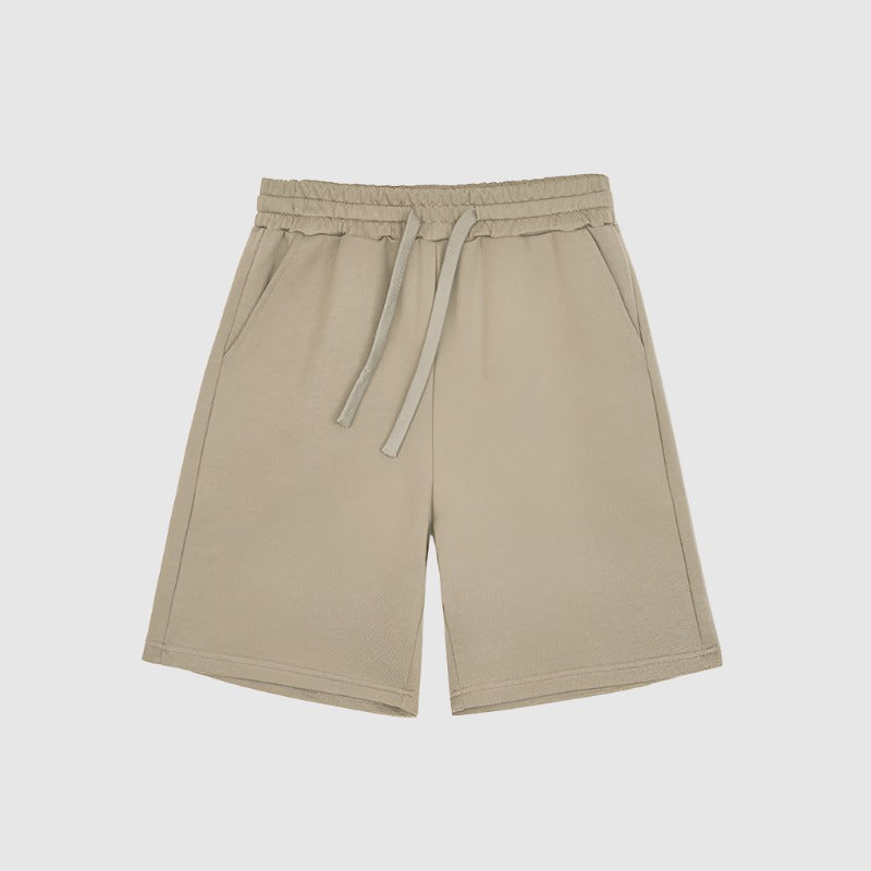 Men's Casual Loose Drawstring Heavy Cotton Shorts - ChoreGirl