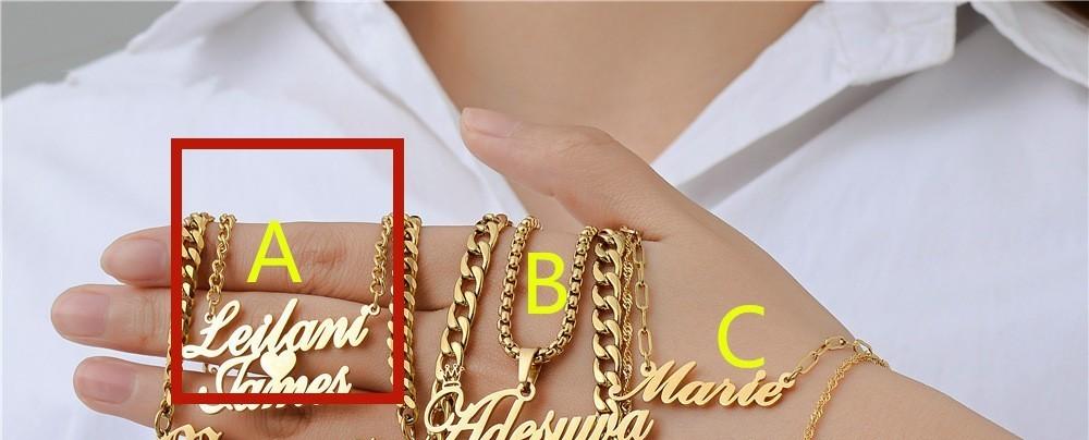Personalized Custom Name Stainless Steel Necklace - ChoreGirl