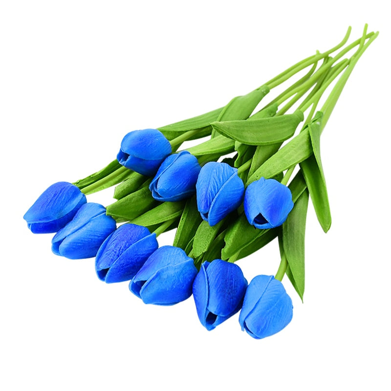 Artificial Tulip Flower Bouquet Decor - ChoreGirl