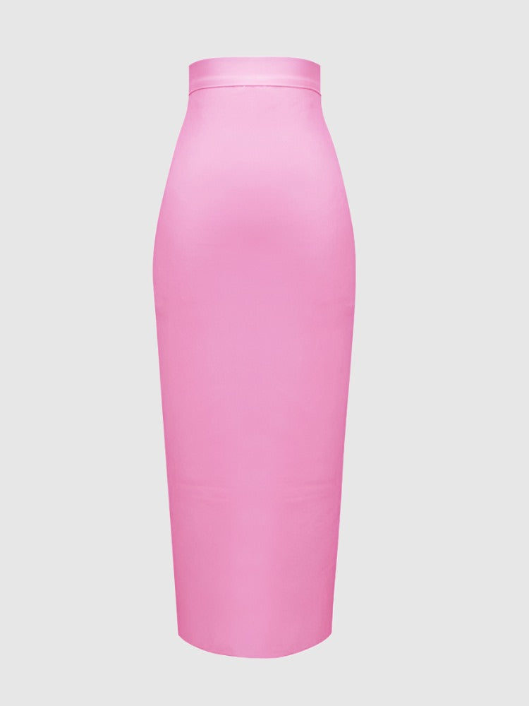 Women's Elegant Elastic Bandage Pencil Skirt - ChoreGirl