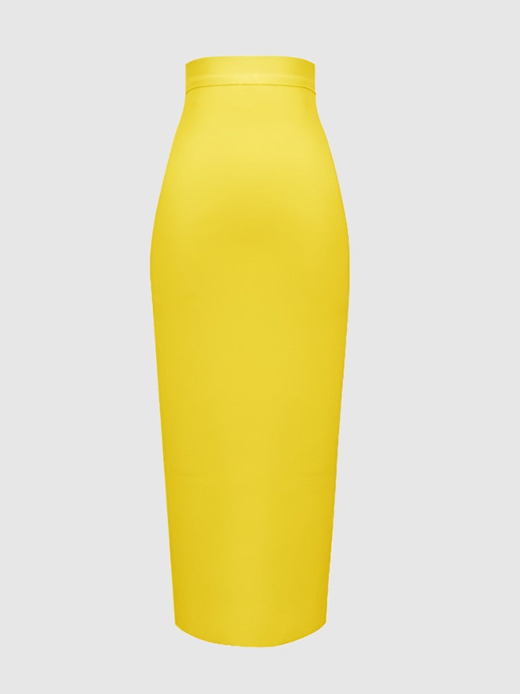 Women's Elegant Elastic Bandage Pencil Skirt - ChoreGirl