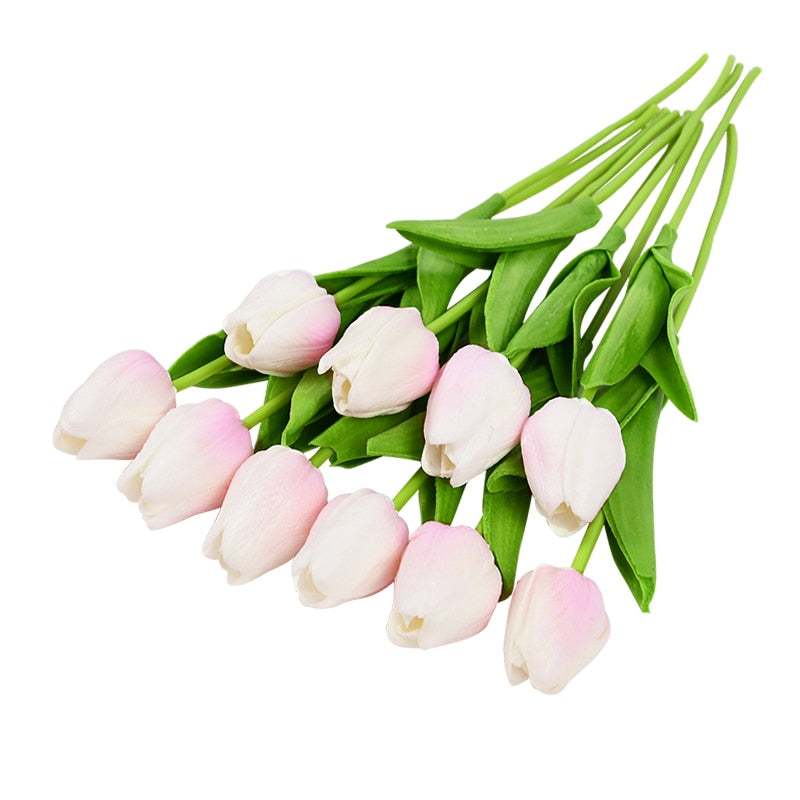 Artificial Tulip Flower Bouquet Decor - ChoreGirl