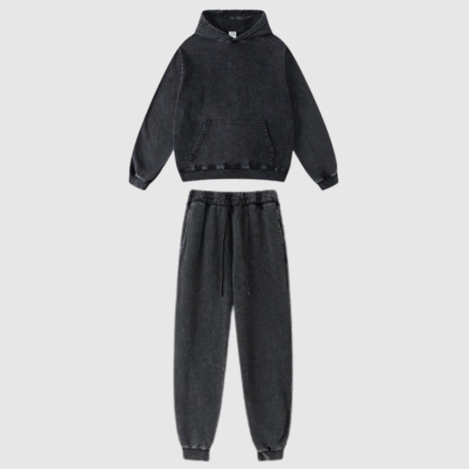 Unisex Comfortable Loose Hoodie and Sweatpants Outfit - ChoreGirl
