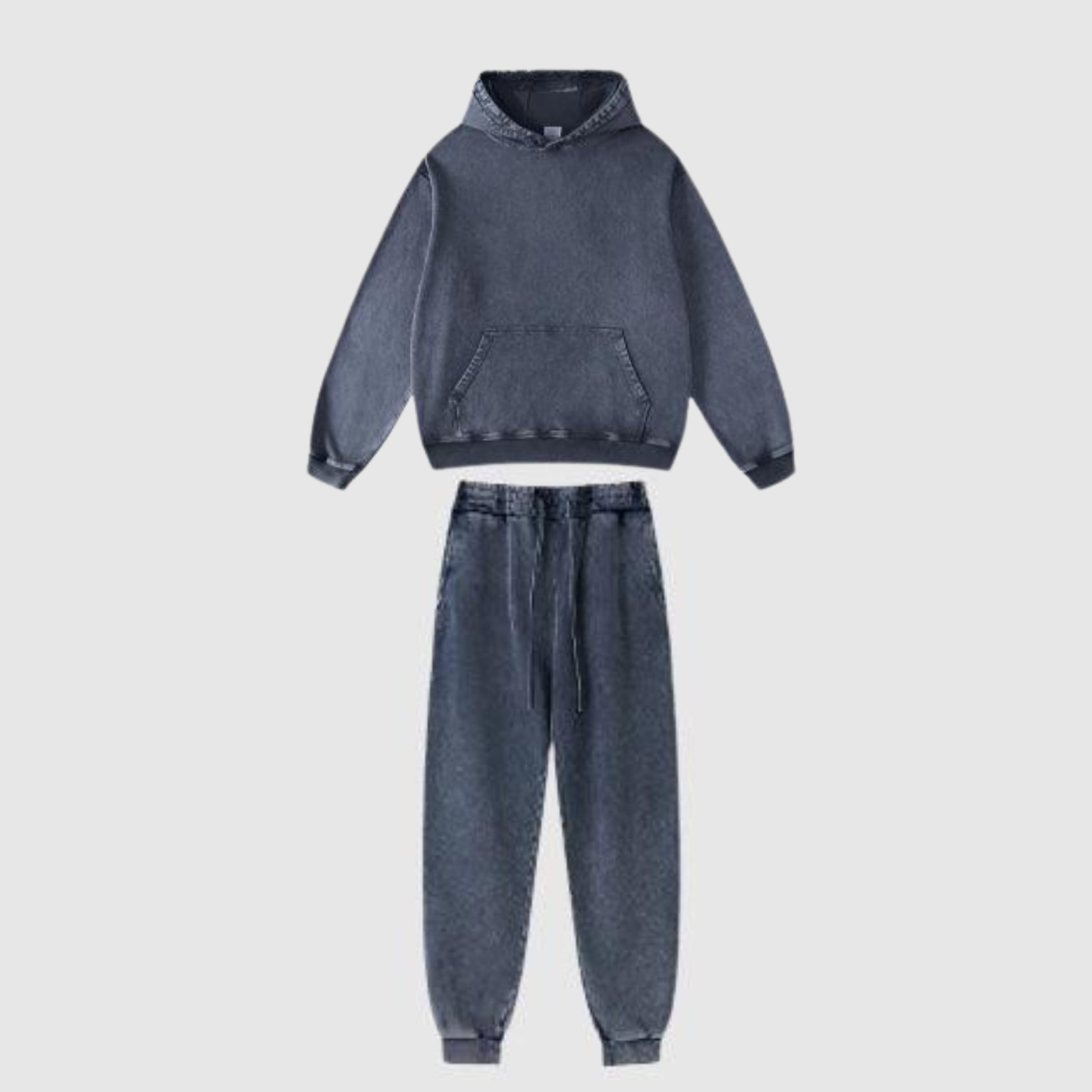 Unisex Comfortable Loose Hoodie and Sweatpants Outfit - ChoreGirl