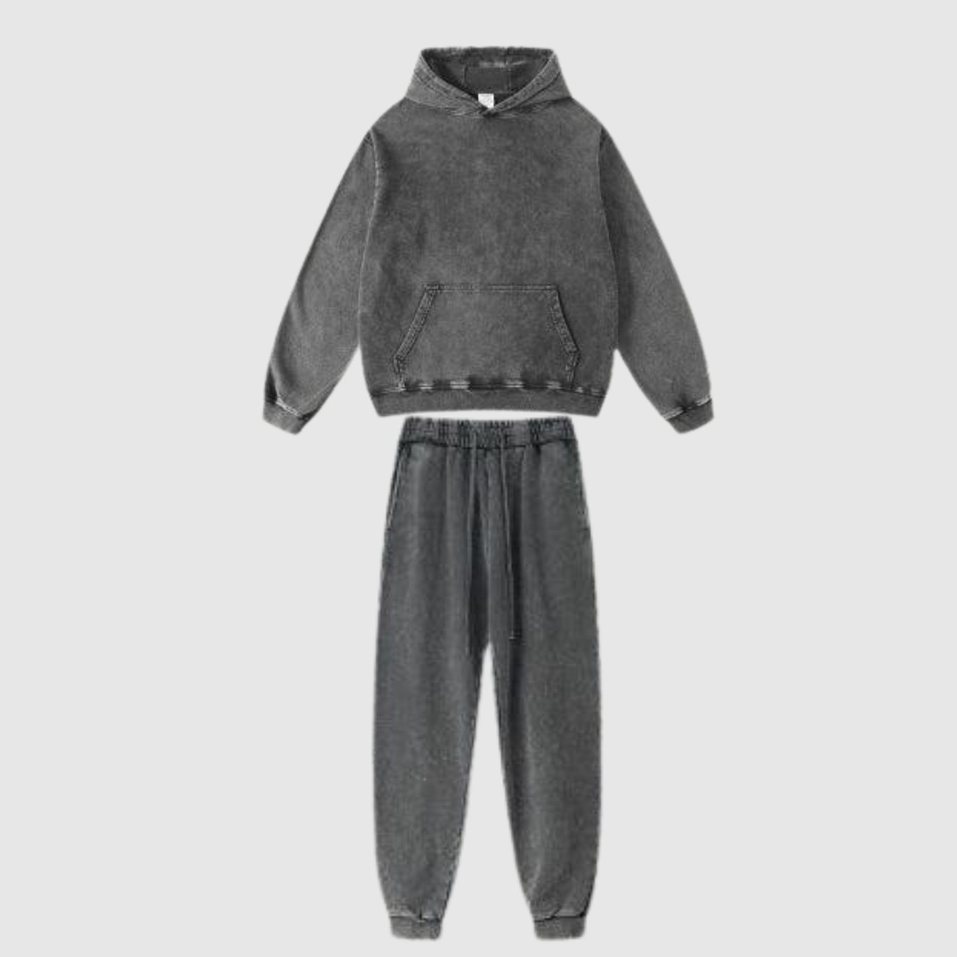 Unisex Comfortable Loose Hoodie and Sweatpants Outfit - ChoreGirl