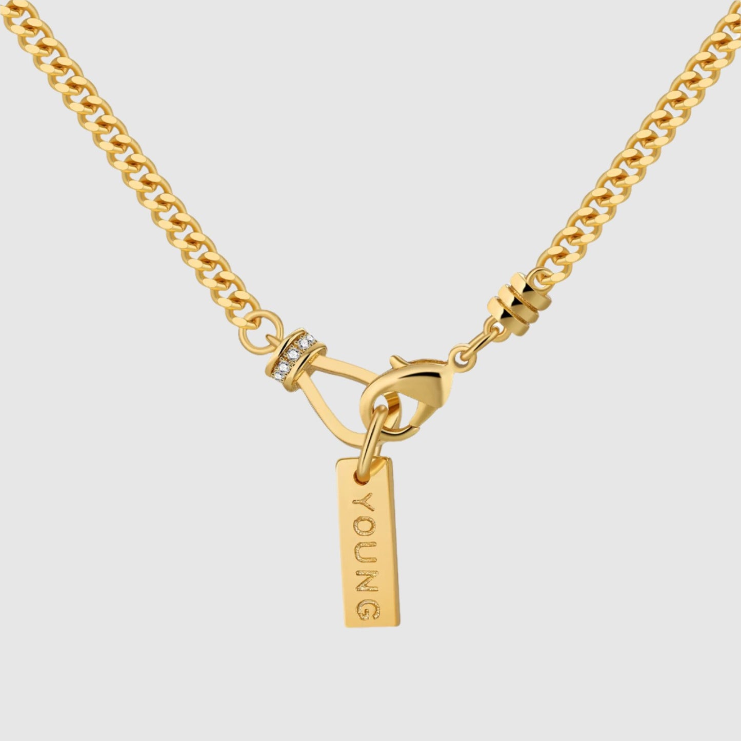 Unisex Elegant "YOUNG" Pendant Necklace - ChoreGirl