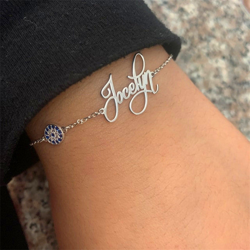 Unisex Good Luck Charm and Personalized Name Handmade Bracelet - ChoreGirl