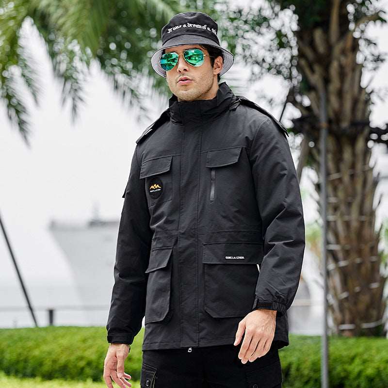 Unisex Outdoor Thickened Shell Jacket - ChoreGirl