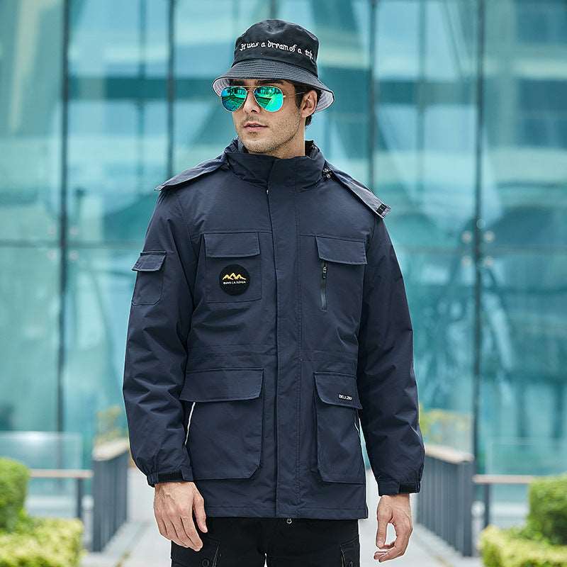 Unisex Outdoor Thickened Shell Jacket - ChoreGirl