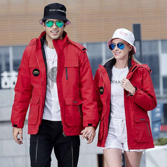 Unisex Outdoor Thickened Shell Jacket - ChoreGirl