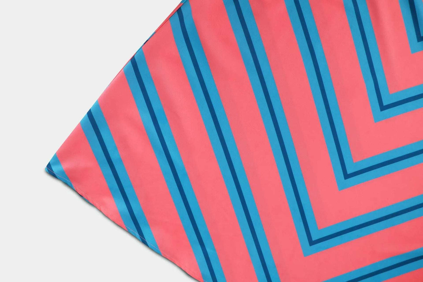 Women's Casual Colorful Stripes Slim-fit Shirt Dress with Belt - ChoreGirl