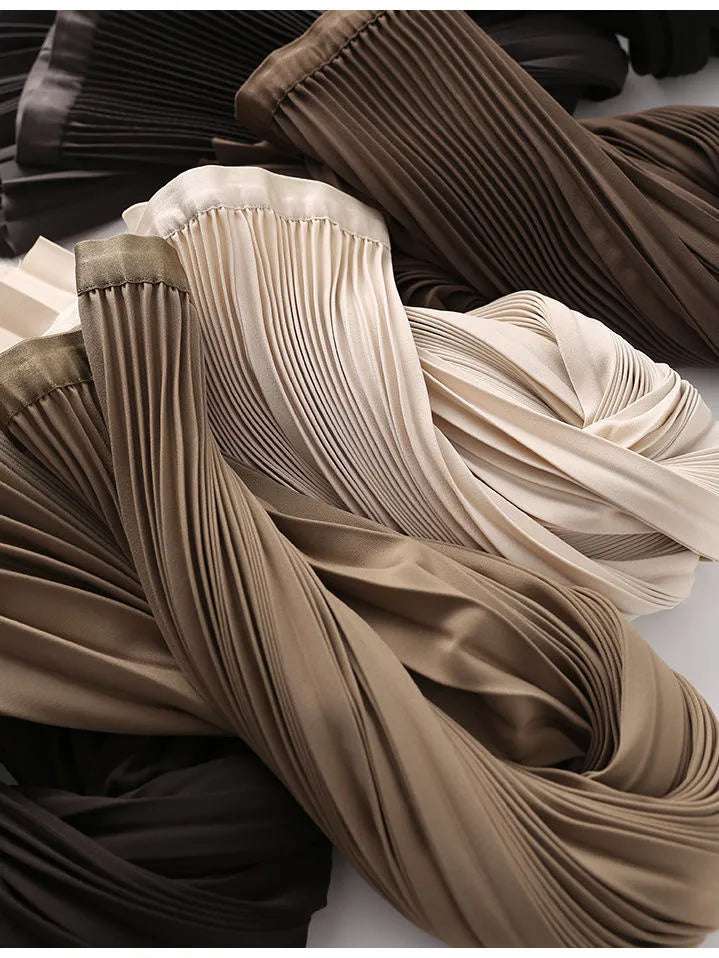 Women's Classic High Waist Pleated Skirt - ChoreGirl