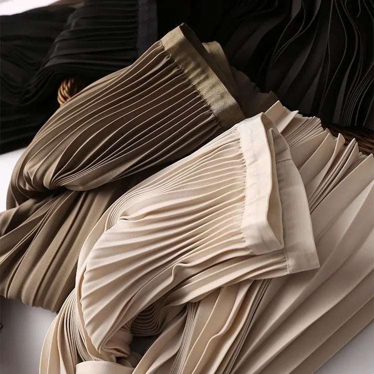 Women's Classic High Waist Pleated Skirt - ChoreGirl