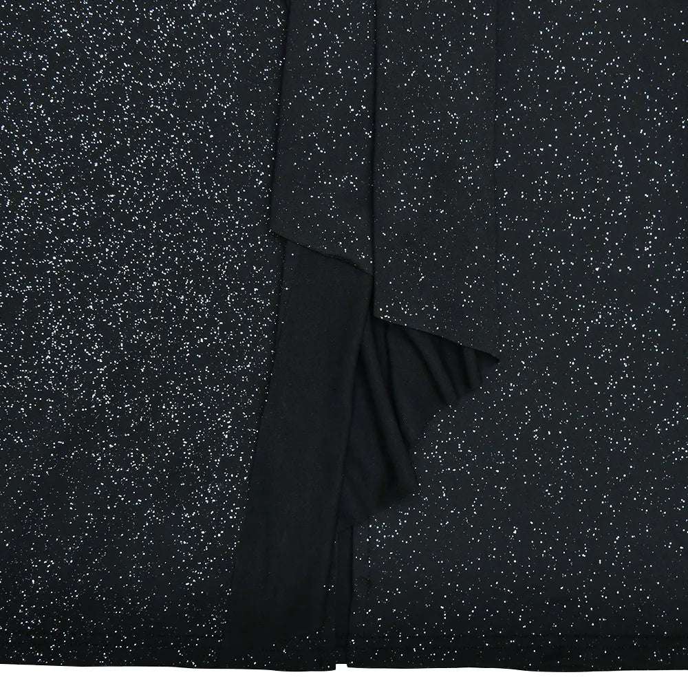 Women's Deep V-neck Silhouette Slim Fit Event Gown with Slit - ChoreGirl