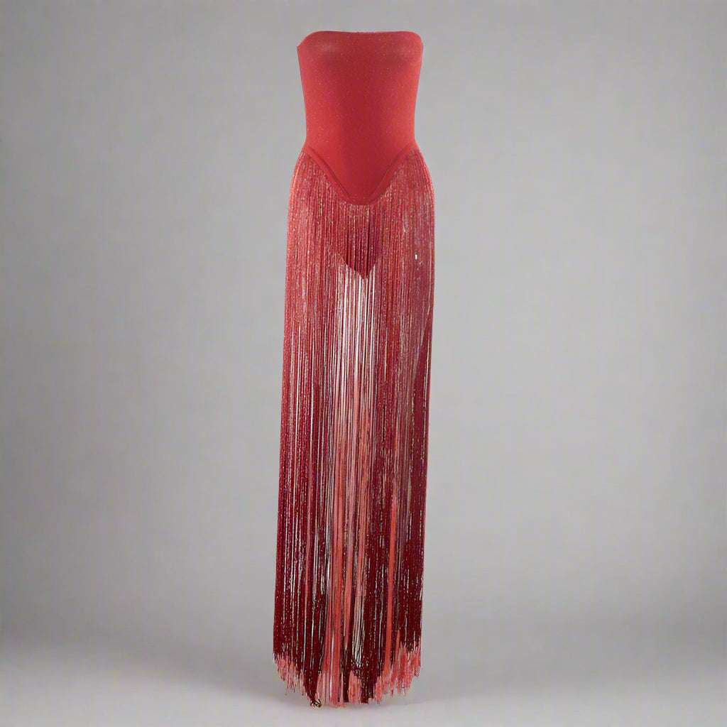 Women's Long Strapless Tube Dress - ChoreGirl