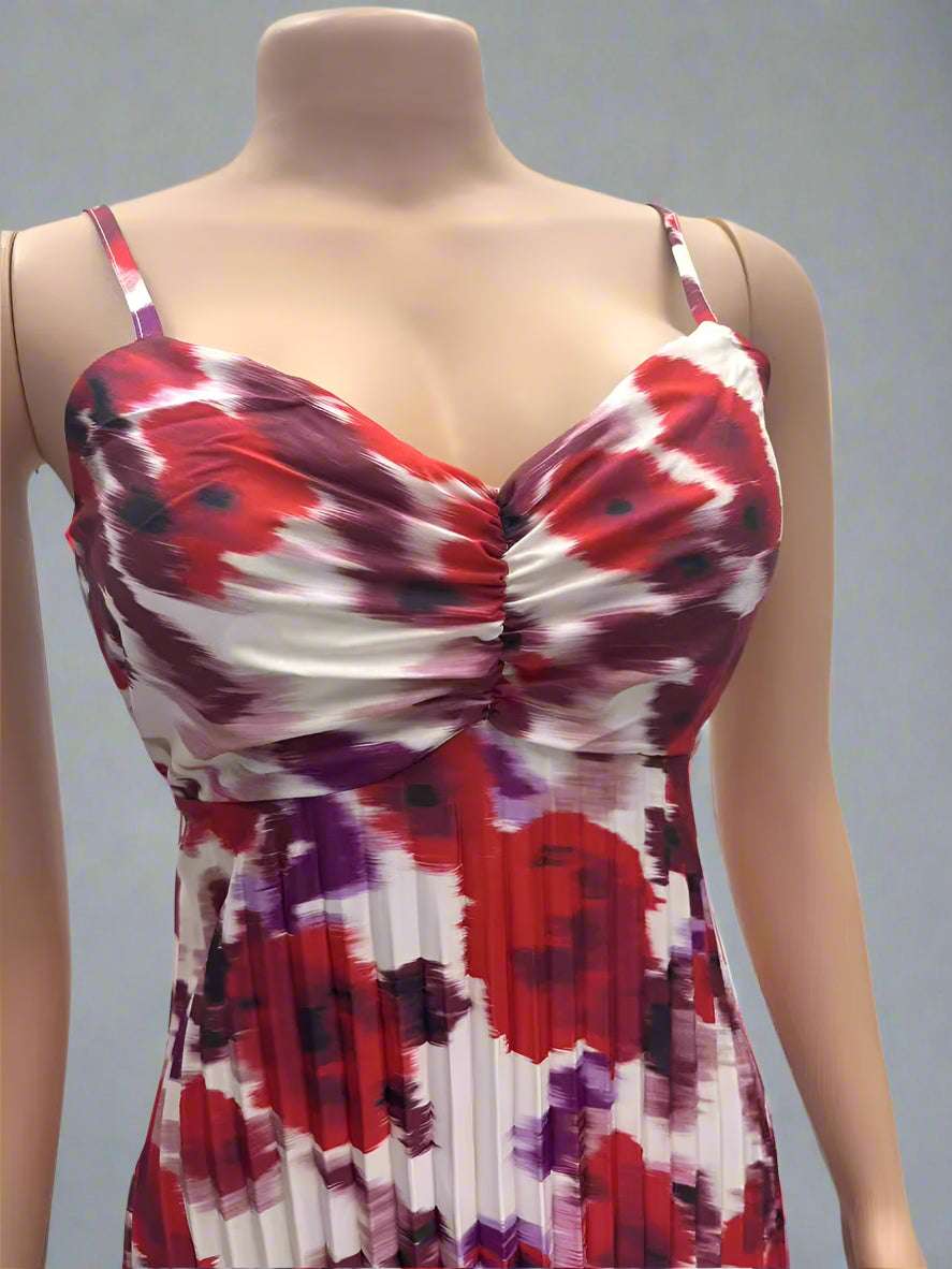 Women's Pleated Long Summer Dress - ChoreGirl