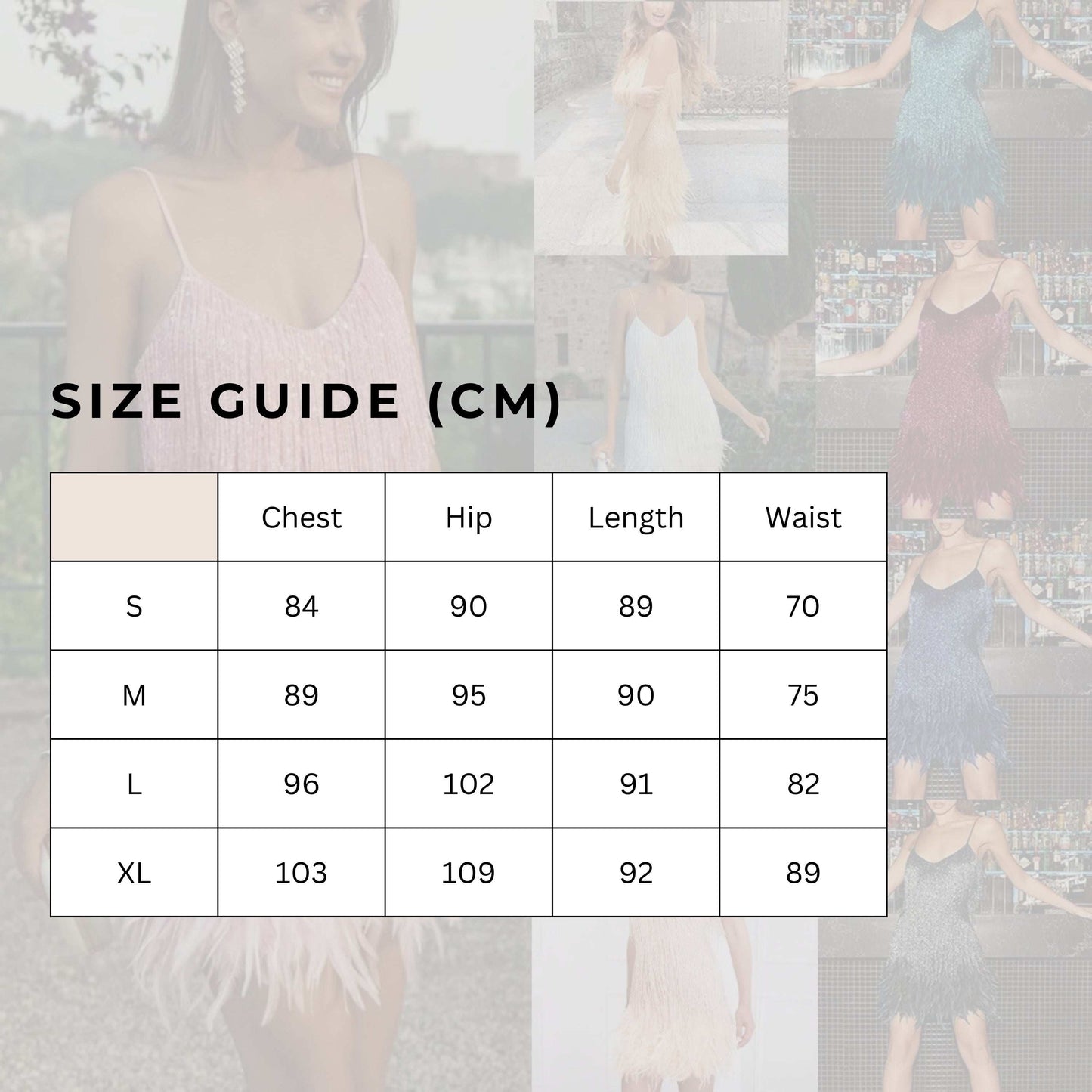 Women's V-Neck Spaghetti Strap Tassel Sequins Feather Party Mini Dress - ChoreGirl