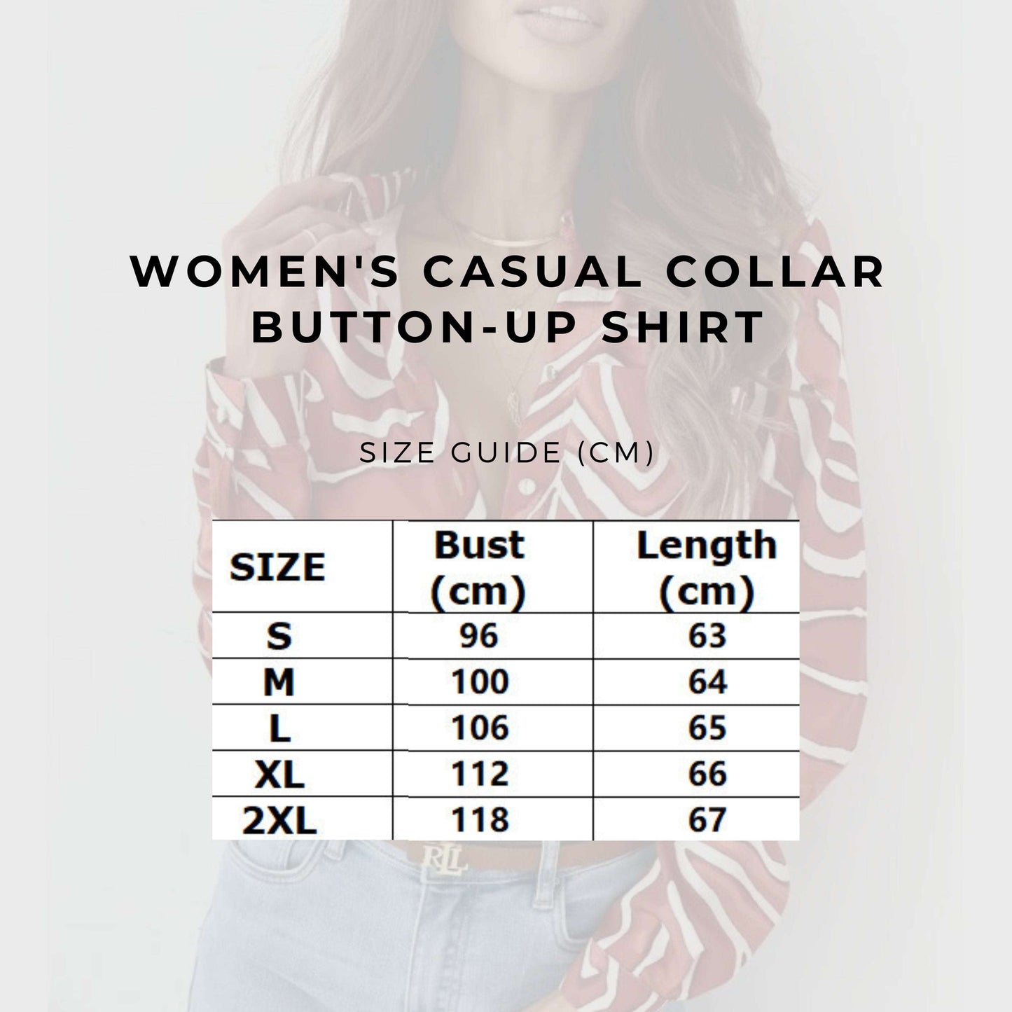 Women's Casual Collar Button-up Shirt - ChoreGirl