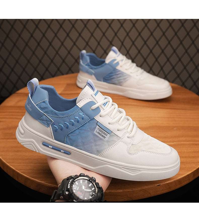 Women's Casual Gradient Color Fashion Skateboard Board Sneaker Shoes - ChoreGirl