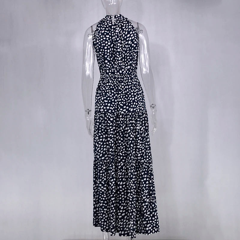 Women's Casual Long Strapless Sundress - ChoreGirl