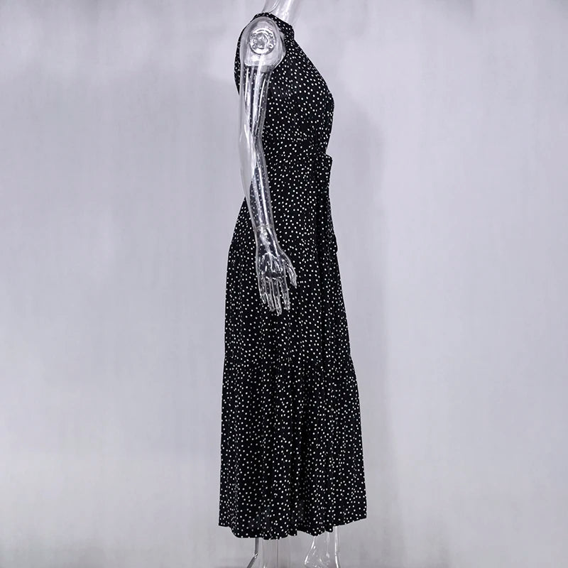 Women's Casual Long Strapless Sundress - ChoreGirl