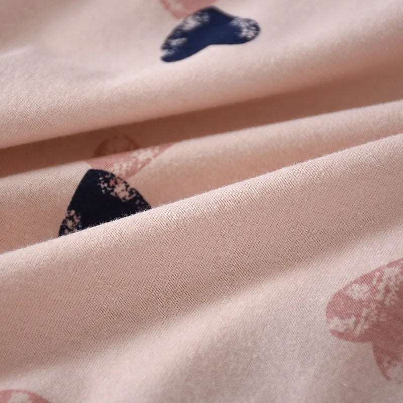Women's Cotton Short Sleeved Shirt and Shorts Two-Piece Pajamas Set - ChoreGirl