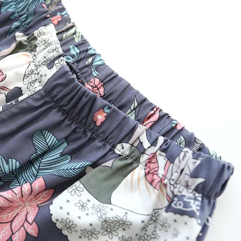 Women's Short Sleeve Shirt and Shorts Sleepwear Set - ChoreGirl