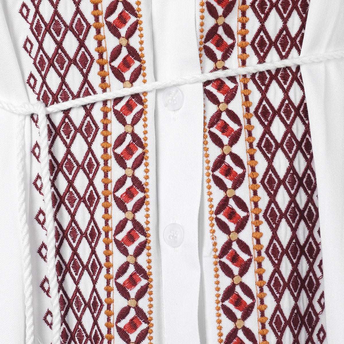 Women's Vintage Boho Beach Hippie Long Sleeve Embroidery Loose Maxi Dress - ChoreGirl