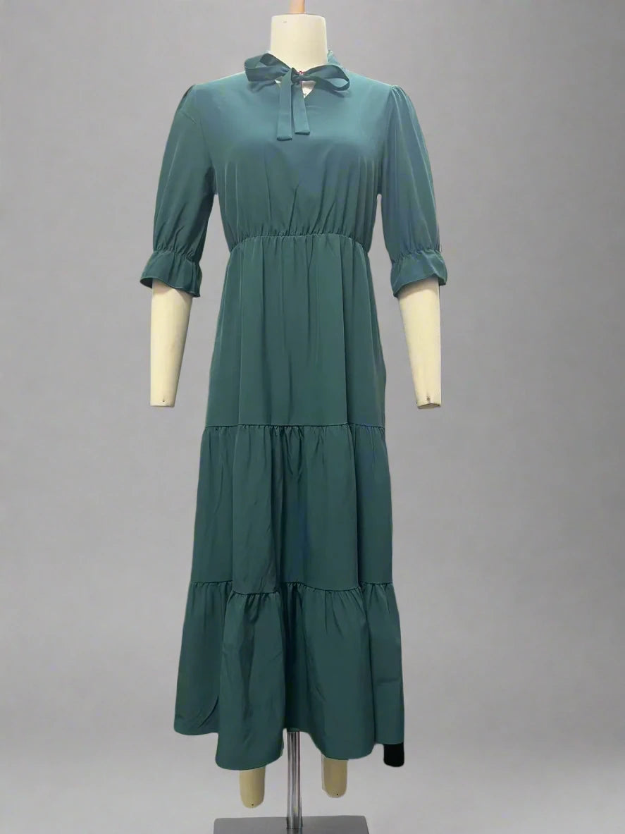 Women's Bow Tie Casual Dress - ChoreGirl