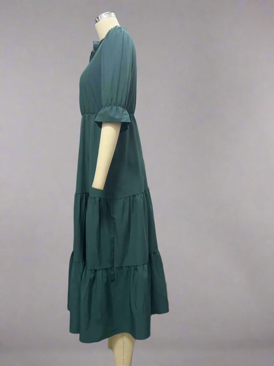 Women's Bow Tie Casual Dress - ChoreGirl