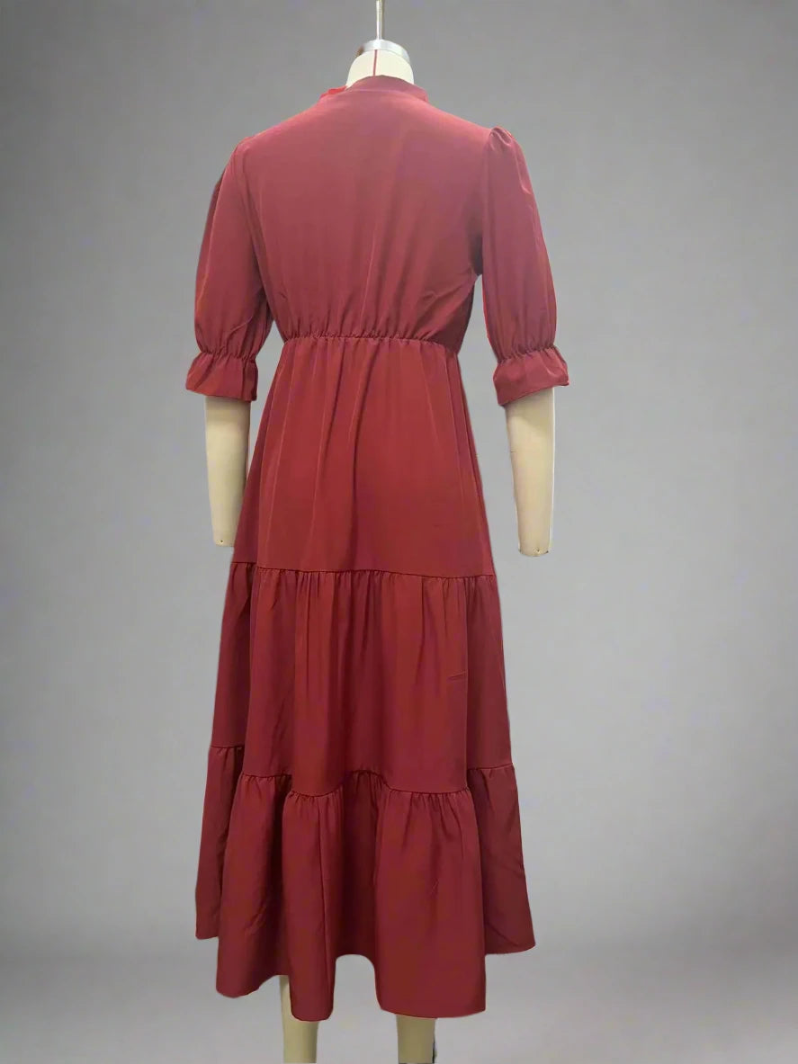 Women's Bow Tie Casual Dress - ChoreGirl