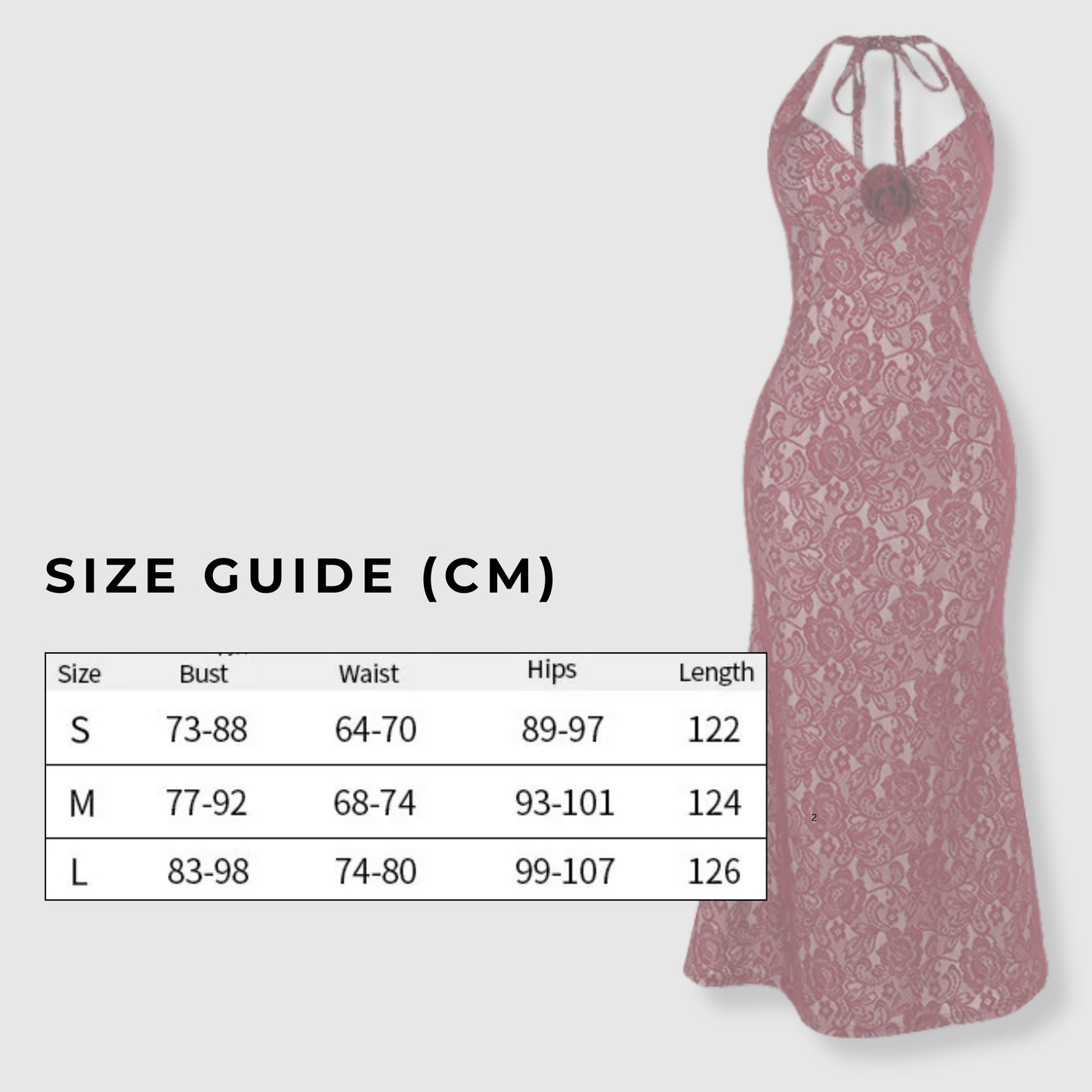 Women's Burgundy Wine Halter Lace Maxi Dress - ChoreGirl