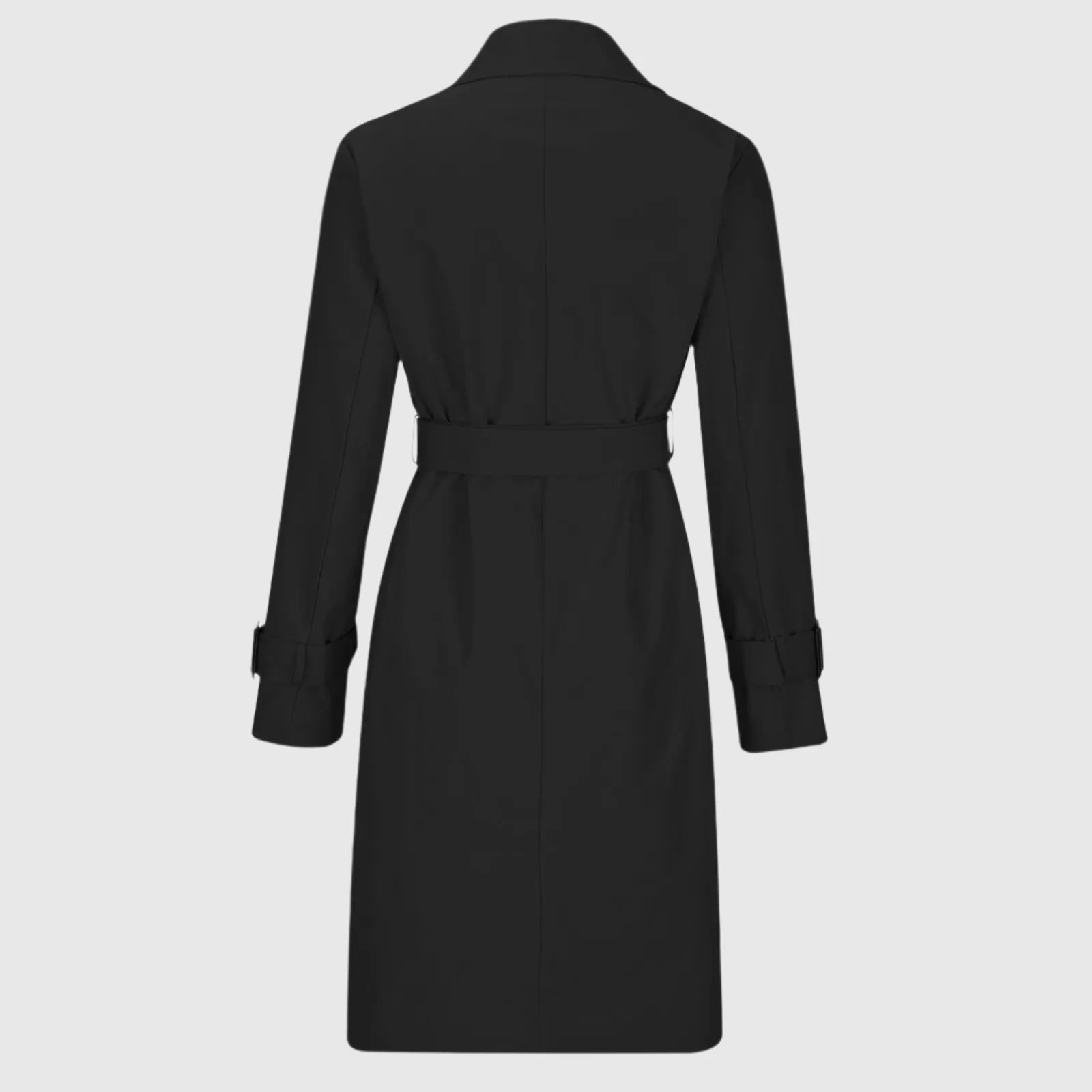 Women's Casual Double Breasted Trench Coat - ChoreGirl
