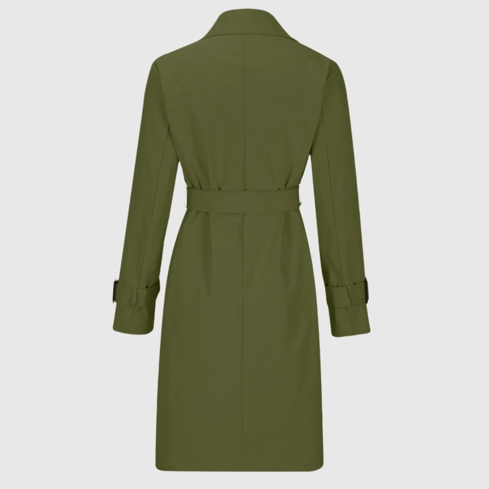 Women's Casual Double Breasted Trench Coat - ChoreGirl