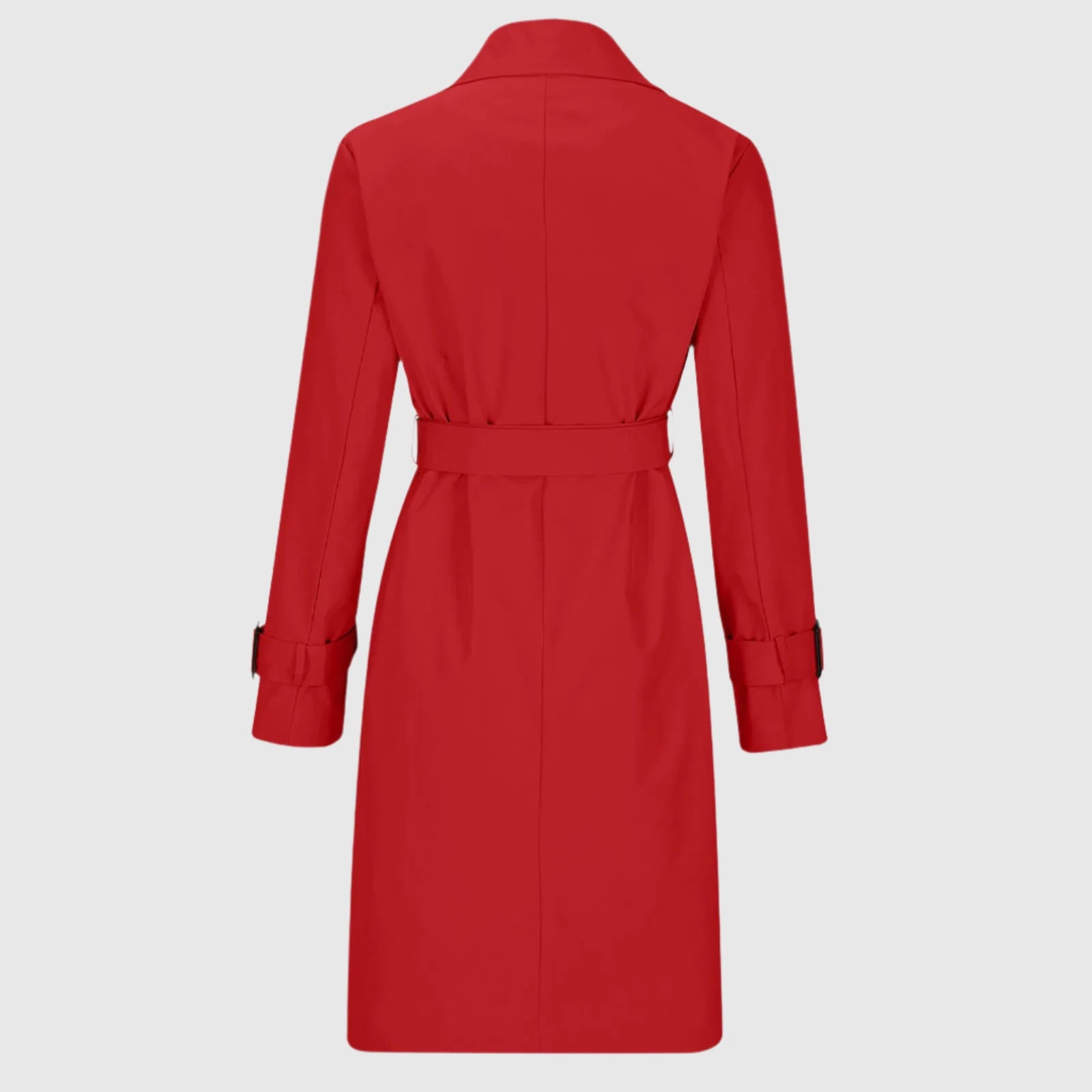 Women's Casual Double Breasted Trench Coat - ChoreGirl