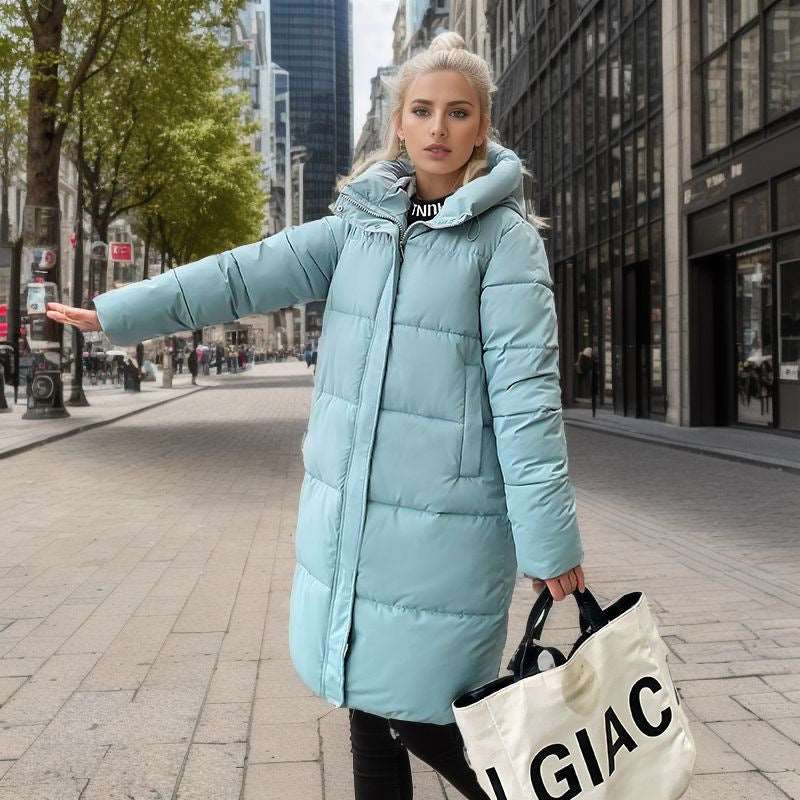 Women's Casual Loose Down Cotton Winter Coat - ChoreGirl
