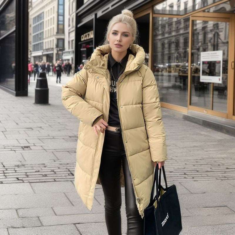 Women's Casual Loose Down Cotton Winter Coat - ChoreGirl
