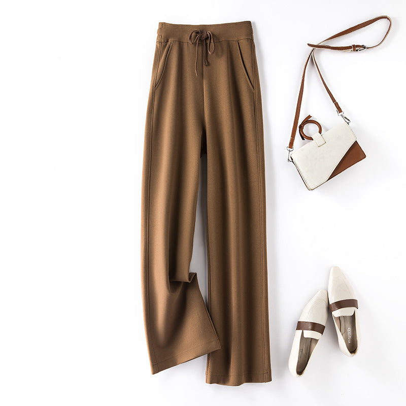 Women's Casual Loose Straight Wide Leg Pants - ChoreGirl