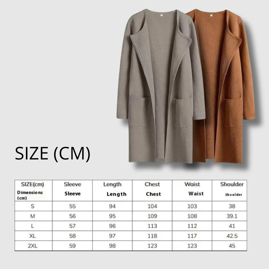Women's Casual and Comfortable Knit Loose Cardigan Coat - ChoreGirl
