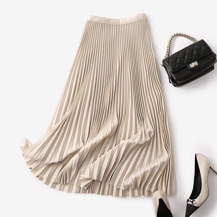 Women's Classic High Waist Pleated Skirt - ChoreGirl